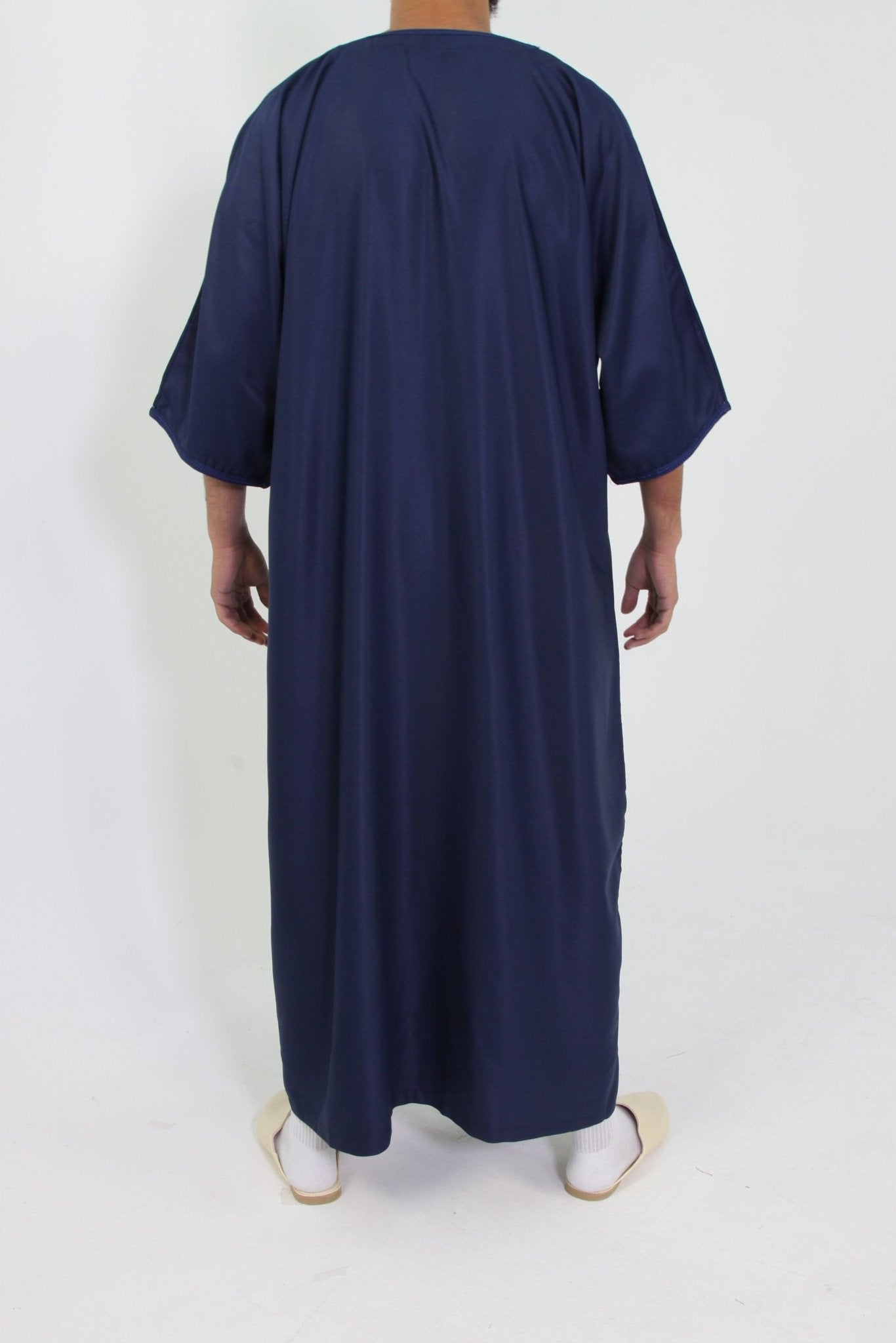 Djellaba Royale - Donker Blauw - TheDjellaba - TheDjellaba - Djellaba - Kaftan - Jalabiya - Thobe - Qamis - Dishdasha - Kurta - Abaya - Robe - Tunic - Burnous