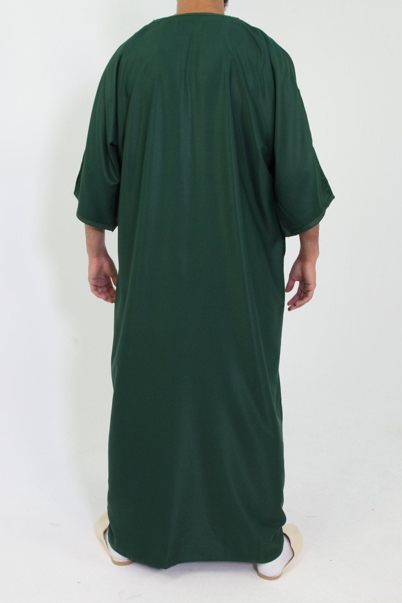 Djellaba Royale - Donker Groen - TheDjellaba - TheDjellaba - Djellaba - Kaftan - Jalabiya - Thobe - Qamis - Dishdasha - Kurta - Abaya - Robe - Tunic - Burnous