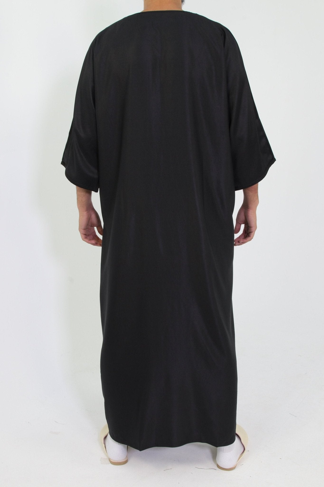 Djellaba Royale - Exclusive Black - Limited - TheDjellaba - TheDjellaba - Djellaba - Kaftan - Jalabiya - Thobe - Qamis - Dishdasha - Kurta - Abaya - Robe - Tunic - Burnous