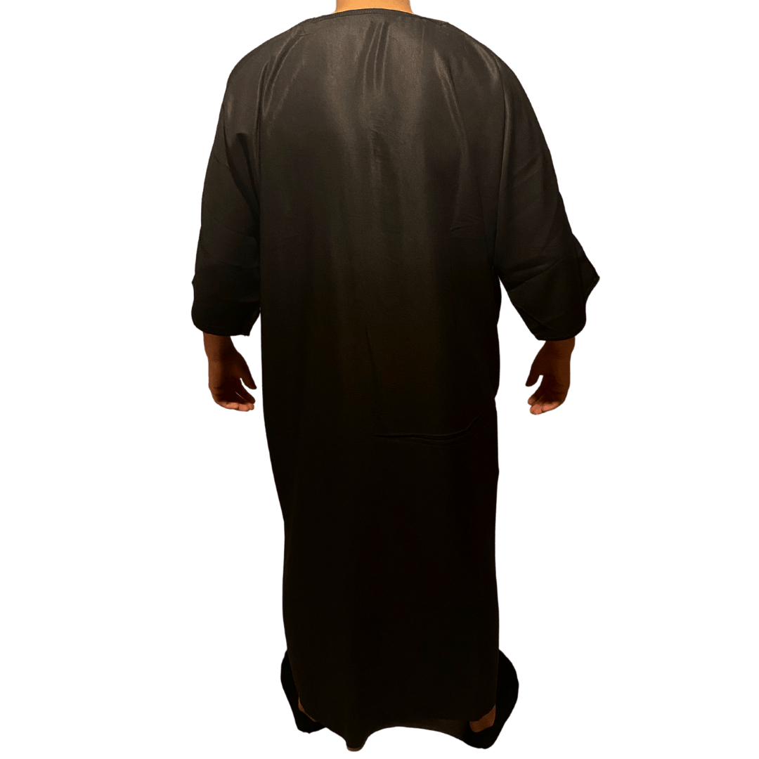 Djellaba Royale - Exclusive Black - Limited - TheDjellaba - TheDjellaba - Djellaba - Kaftan - Jalabiya - Thobe - Qamis - Dishdasha - Kurta - Abaya - Robe - Tunic - Burnous