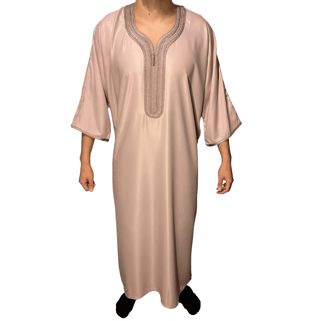 Djellaba Royale - Licht Bruin - TheDjellaba - TheDjellaba - Djellaba - Kaftan - Jalabiya - Thobe - Qamis - Dishdasha - Kurta - Abaya - Robe - Tunic - Burnous