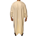 Afbeelding in Gallery-weergave laden, Djellaba Royale - Wit/Goud - TheDjellaba - TheDjellaba - Djellaba - Kaftan - Jalabiya - Thobe - Qamis - Dishdasha - Kurta - Abaya - Robe - Tunic - Burnous
